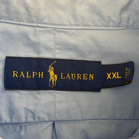 Polo by Ralph Lauren Men's Light Blue Button Down Shirt - Picture 3 of 8